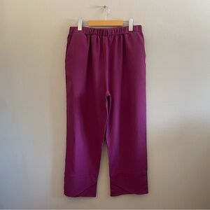 ✌️2/$10✌️ SHEIN Maroon Rose Loose Fit Tulip Hem Capris – Size XL NWoT